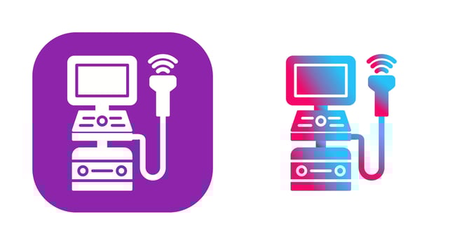 Ultrasound Machine Vector Icon