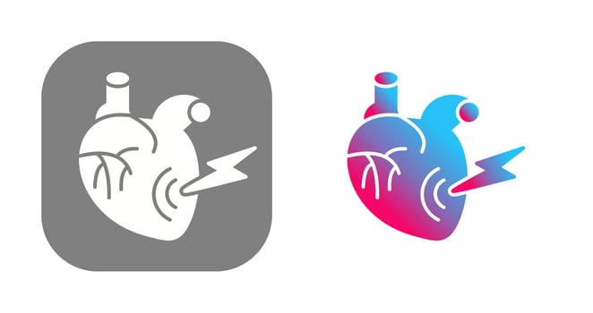 Heart Attack Vector Icon