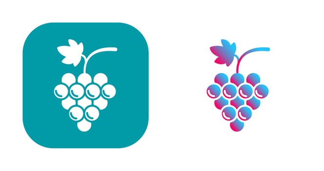 Grapes Vector Icon