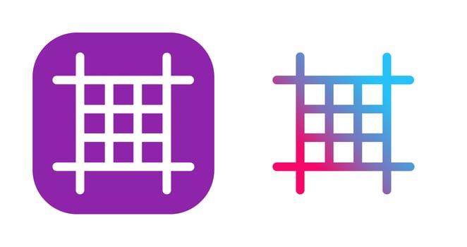 Square Layout Vector Icon