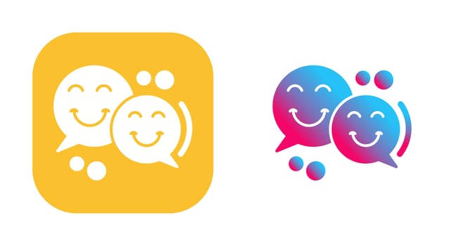 Chatting Vector Icon