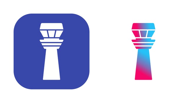 Control Tower Vector Icon