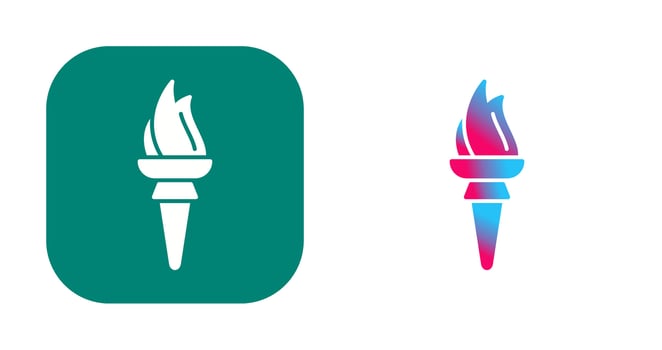 Torch Vector Icon
