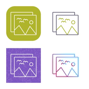 Pictures Vector Icon