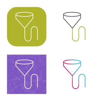 Unique Beer Bong Vector Icon