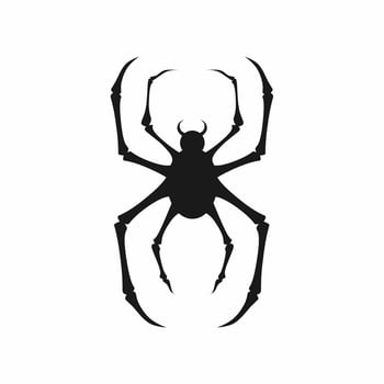 spider vector icon illustration isolated on white background