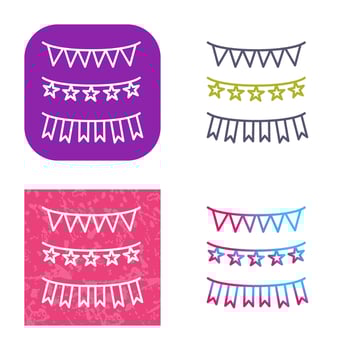 Garlands Vector Icon
