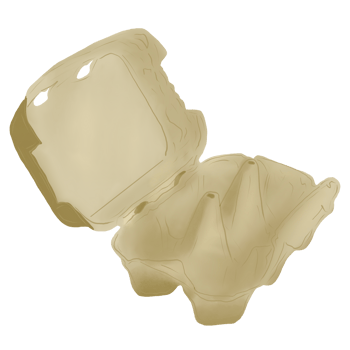 Egg packaging garbage png