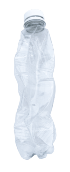 Compressed plastic bottle png