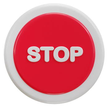 3d stop sign icon png