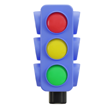 3d traffic light icon png