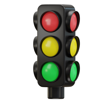 3d traffic light icon png