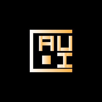 AUI letter logo vector design, AUI simple and modern logo. AUI luxurious alphabet design