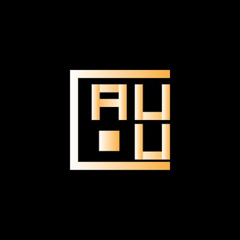 AUU letter logo vector design, AUU simple and modern logo. AUU luxurious alphabet design