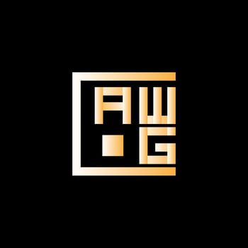 AWG letter logo vector design, AWG simple and modern logo. AWG luxurious alphabet design