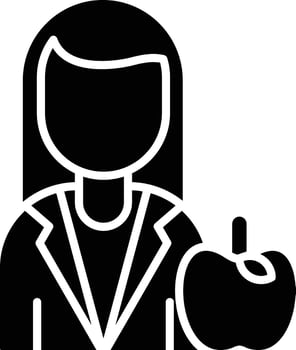 Nutritionist Female Vector Icon