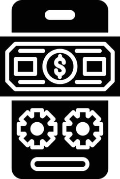 Money Transfer App Vector Icon