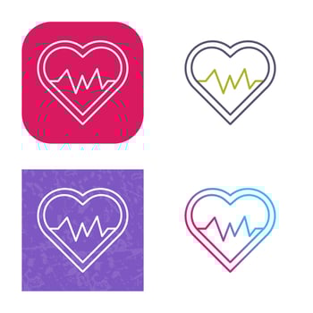 Heart Beat Vector Icon