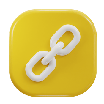 link chain icon 3d render png