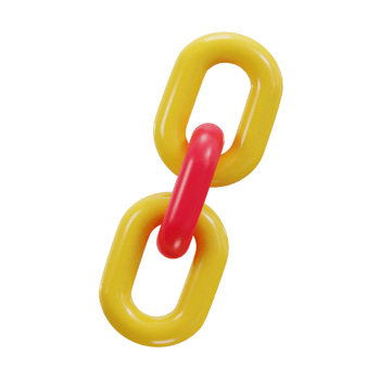 link chain icon 3d render png