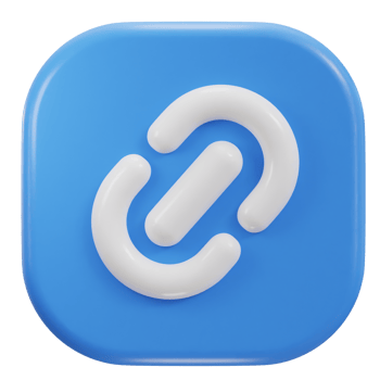 link chain icon 3d render png