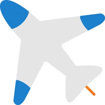 Plane Vector Icon Design