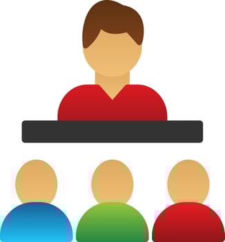 Seminar Vector Icon Design