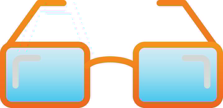 Glasses Vector Icon Design