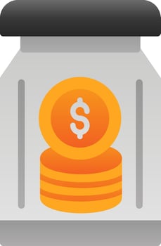 Saving Vector Icon Design