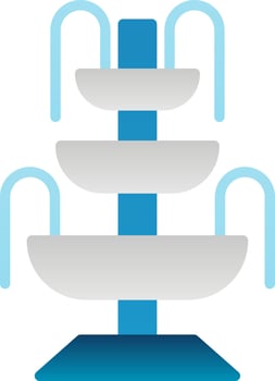 Fountain Vector Icon Design