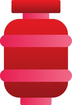 Gas bottle Vector Icon Design