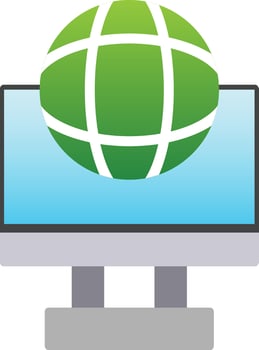 Network Configuration Vector Icon Design