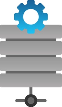 Server Maintenance Vector Icon Design