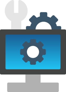 Hardware Troubleshooting Vector Icon Design