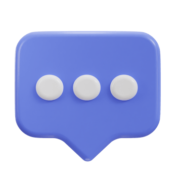 chatting commination Speech bubble 3d icon png
