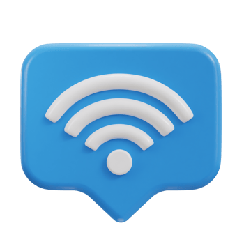 3d wifi wireless network icon png