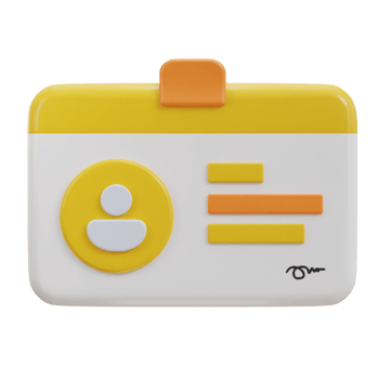 3d driver license, id card, plastic card icon png