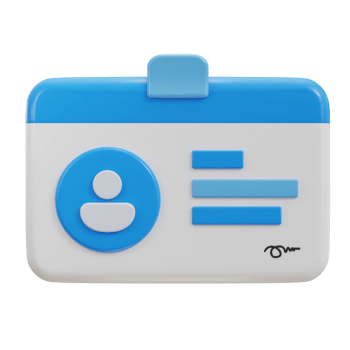 3d driver license, id card, plastic card icon png