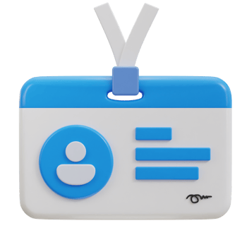 3d driver license, id card, plastic card icon png