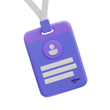 3d driver license, id card, plastic card icon png