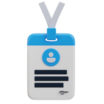 3d driver license, id card, plastic card icon png