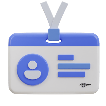 3d driver license, id card, plastic card icon png