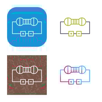 Resistor Vector Icon