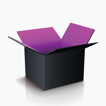box on white background vector