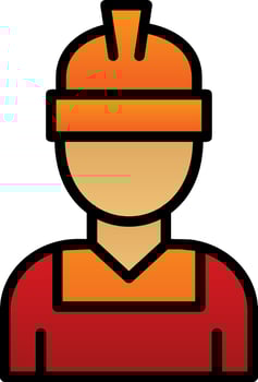 Engineer Vector Icon Design