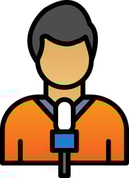 Journalism Vector Icon Design