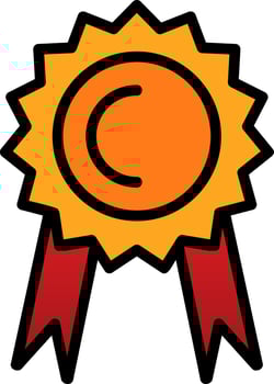 Award Vector Icon Design