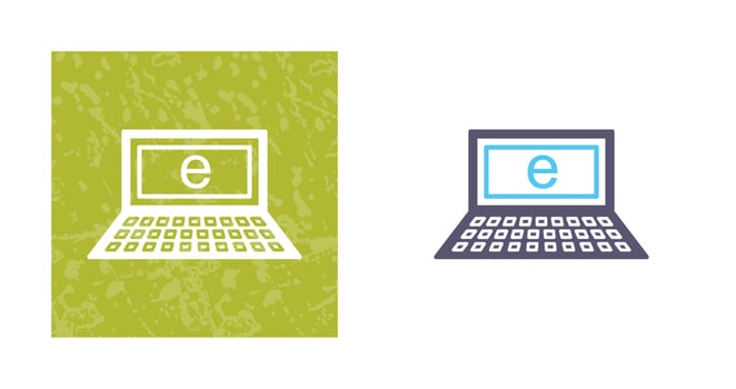 Unique Internet Vector Icon