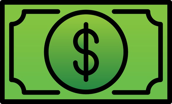 Dollar Vector Icon Design