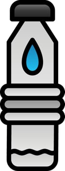 Water bottle Vector Icon Design